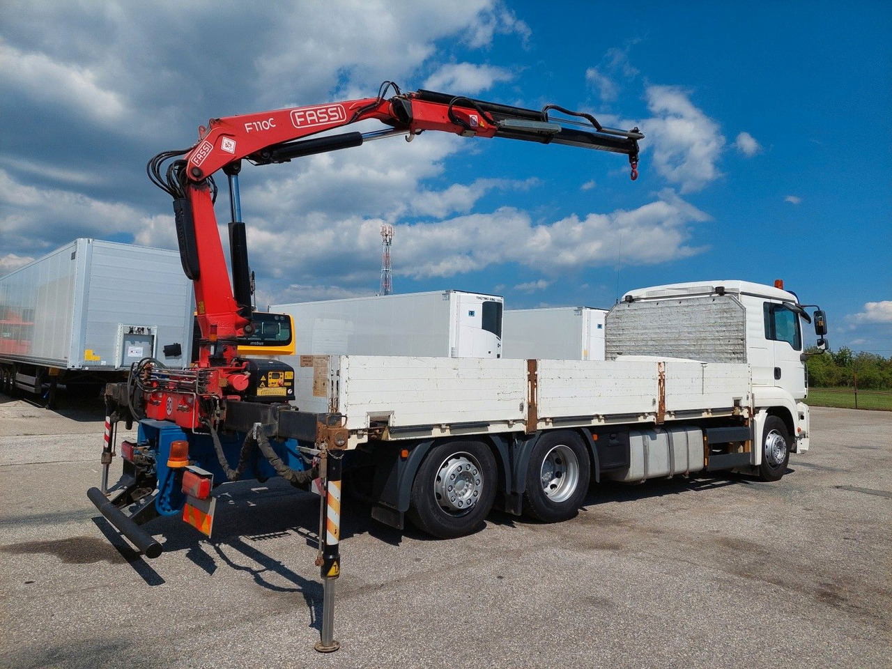 MAN GA 26.320 6X2-2 BL + Kran Fassi F110AC22 - Camion plateau, Camion grue: photos 4 MAN GA 26.320 6X2-2 BL + Kran Fassi F110AC22 - Camion plateau, Camion grue: photos 4