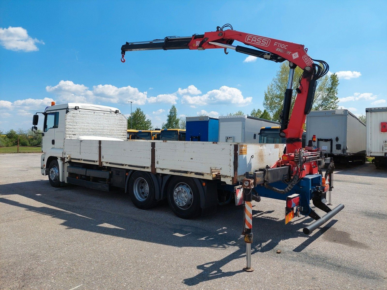 MAN GA 26.320 6X2-2 BL + Kran Fassi F110AC22 - Camion plateau, Camion grue: photos 3 MAN GA 26.320 6X2-2 BL + Kran Fassi F110AC22 - Camion plateau, Camion grue: photos 3