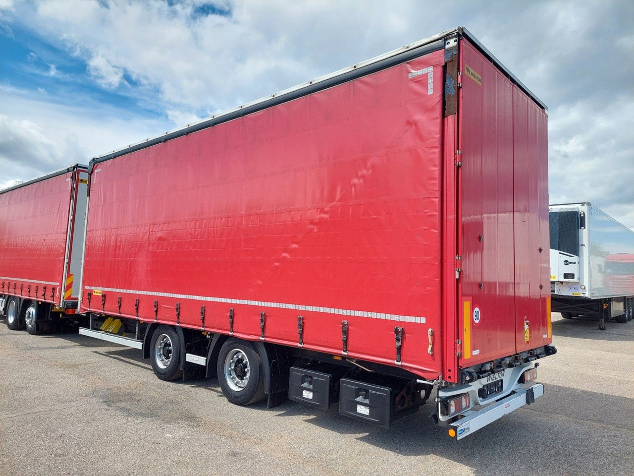 Camion à rideaux coulissants Mercedes-Benz Actros 2545 L/NR 6x2 + Wielton PC2K Durchbar: photos 18