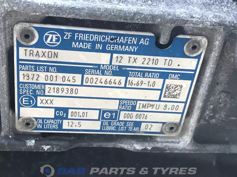 DAF XF G2 DAF 12TX2210 TD TraXon Versnellingsbak 2185317 - Boîte de vitesse pour Camion: photos 5 DAF XF G2 DAF 12TX2210 TD TraXon Versnellingsbak 2185317 - Boîte de vitesse pour Camion: photos 5