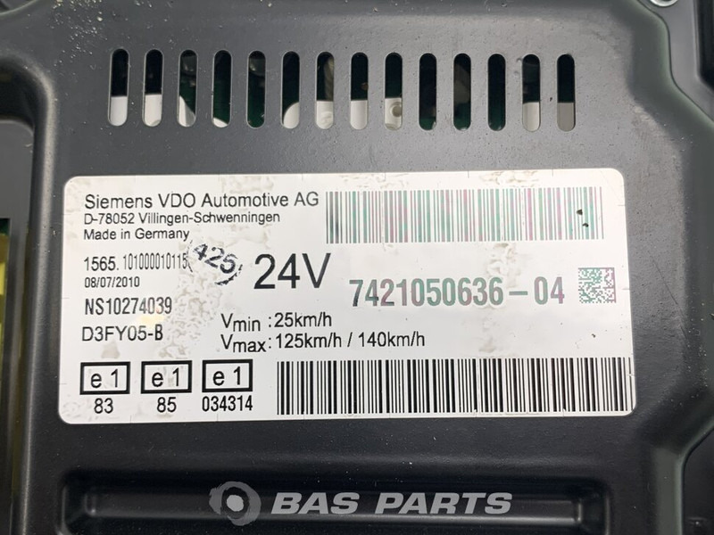 Renault Premium Euro 4-5 - Panel de instrumentos pour Camion: photos 3 Renault Premium Euro 4-5 - Panel de instrumentos pour Camion: photos 3