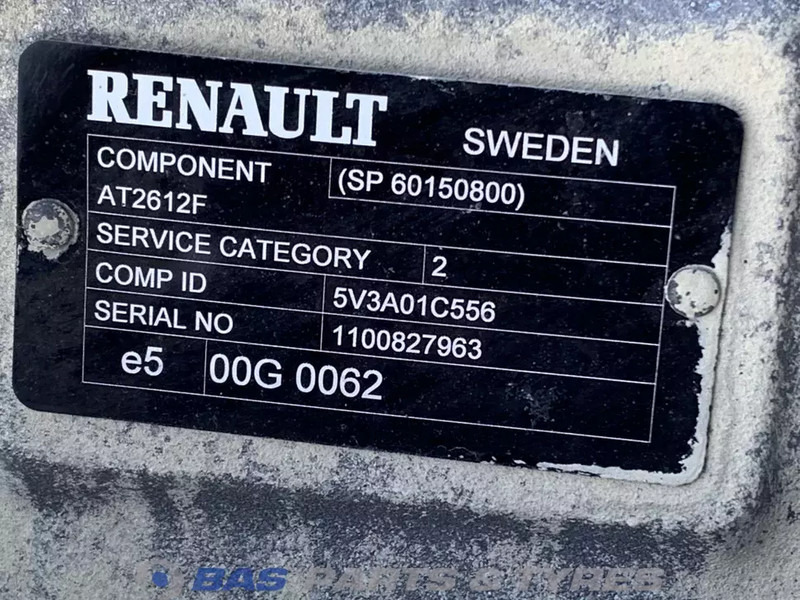 Renault T-Serie AT2612F Optidrive Versnellingsbak G0000350 - Boîte de vitesse pour Camion: photos 5 Renault T-Serie AT2612F Optidrive Versnellingsbak G0000350 - Boîte de vitesse pour Camion: photos 5