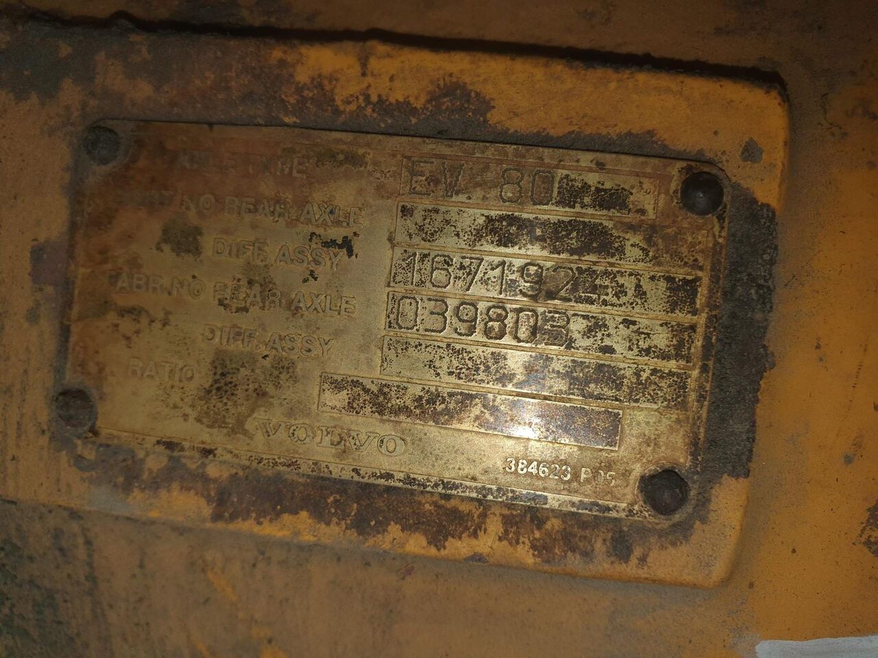 DIFERENCIAL PARA VOLVO A35 - Essieu et pièces pour Engins de chantier: photos 3 DIFERENCIAL PARA VOLVO A35 - Essieu et pièces pour Engins de chantier: photos 3