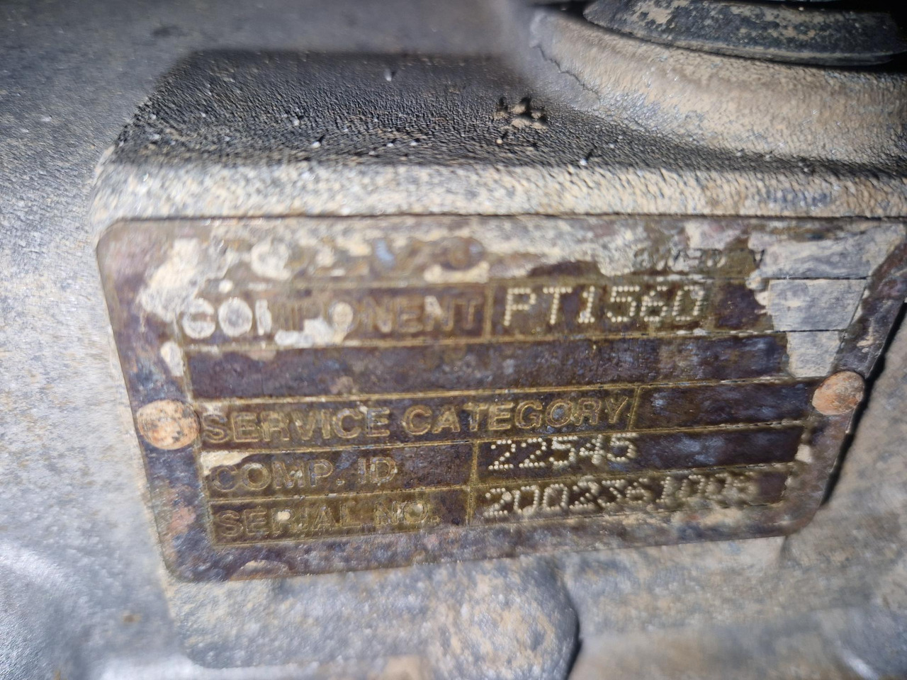 VOLVO PT1560 (VOLVO A25D)  - Transmission pour Tombereau articulé: photos 3 VOLVO PT1560 (VOLVO A25D)  - Transmission pour Tombereau articulé: photos 3