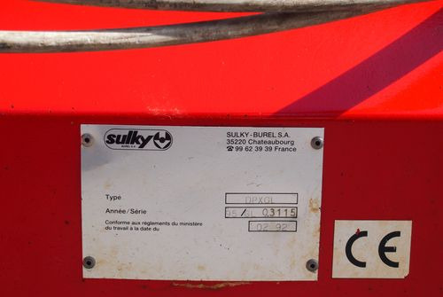 Rozsiewacz nawozów Sulky DPX GL 2000 18-24m Rozsiewacz nawozów Sulky - Distributeur d'engrais: photos 5 Rozsiewacz nawozów Sulky DPX GL 2000 18-24m Rozsiewacz nawozów Sulky - Distributeur d'engrais: photos 5