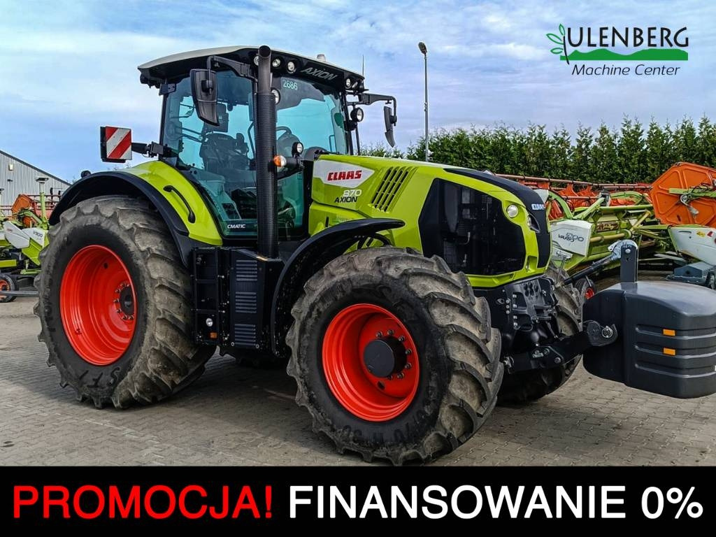 Claas Axion 870 Cmatic - Tracteur agricole: photos 1 Claas Axion 870 Cmatic - Tracteur agricole: photos 1