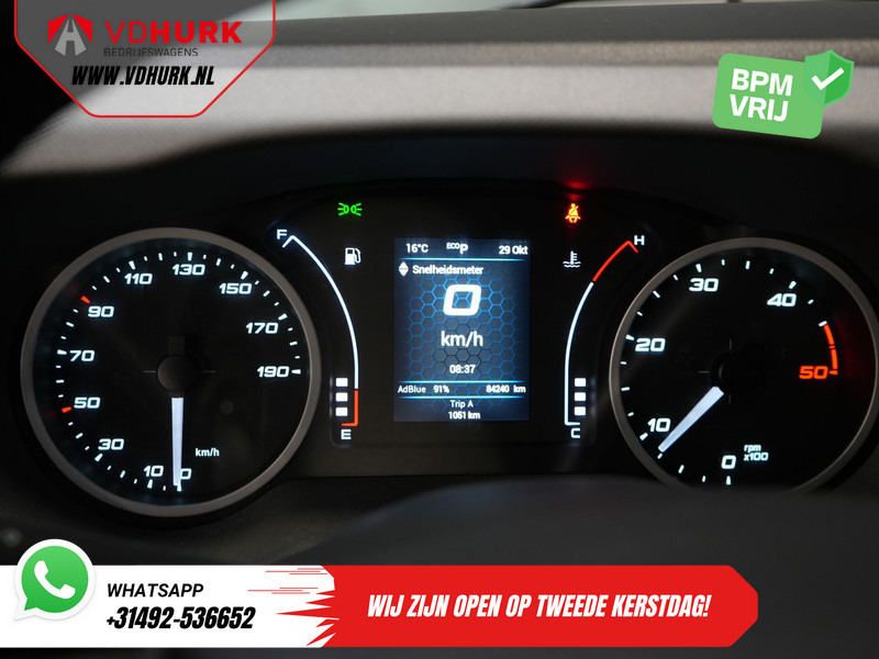 Fourgon grand volume Iveco Daily 35S18HV 3.0 Aut. ZF BPM VRIJ! Bakwagen Laadklep/ Zijdeur/ LED/ Spoiler/ 3.5T trekverm./ Gev.Stoel/ Adapt.Cruise/ Navi/ Carplay/: photos 19