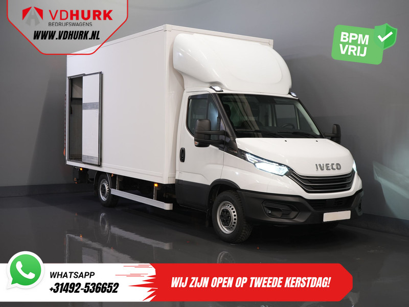 Fourgon grand volume Iveco Daily 35S18HV 3.0 Aut. ZF BPM VRIJ! Bakwagen Laadklep/ Zijdeur/ LED/ Spoiler/ 3.5T trekverm./ Gev.Stoel/ Adapt.Cruise/ Navi/ Carplay/: photos 9
