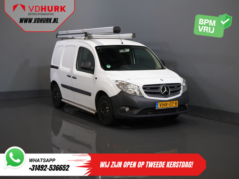 Mercedes-Benz Citan 112 BENZINE MARGE Imperiaal/ Inrichting/ Sidebars/ Airco/ Trekhaak/ PDC - Fourgonnette: photos 1 Mercedes-Benz Citan 112 BENZINE MARGE Imperiaal/ Inrichting/ Sidebars/ Airco/ Trekhaak/ PDC - Fourgonnette: photos 1