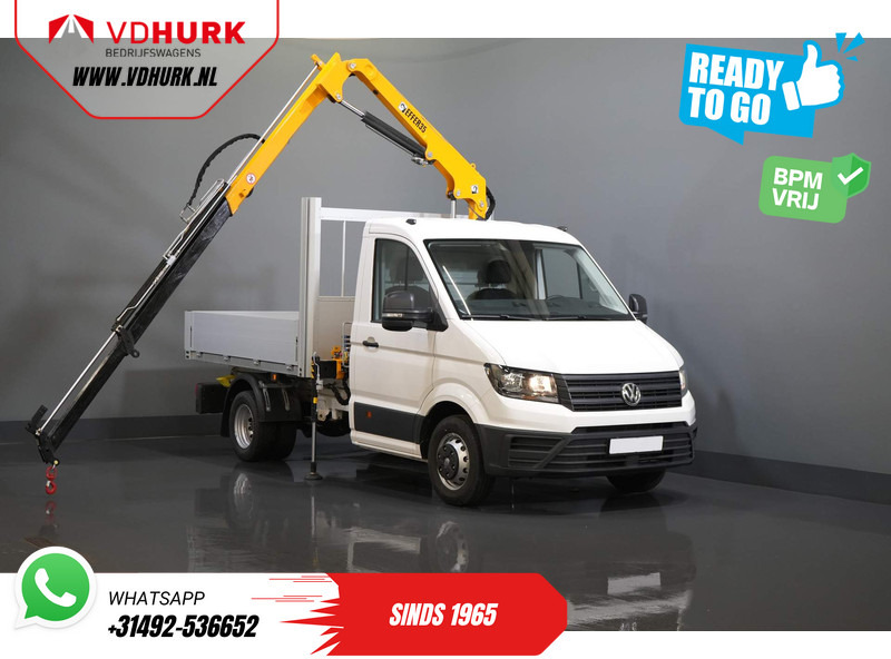 Volkswagen Crafter 50 165 pk Effer 352S Kraan/ Crane/ Kran/ Autokran/ PTO/ Open laadbak/ Dubbel Lucht - Véhicule utilitaire: photos 1 Volkswagen Crafter 50 165 pk Effer 352S Kraan/ Crane/ Kran/ Autokran/ PTO/ Open laadbak/ Dubbel Lucht - Véhicule utilitaire: photos 1