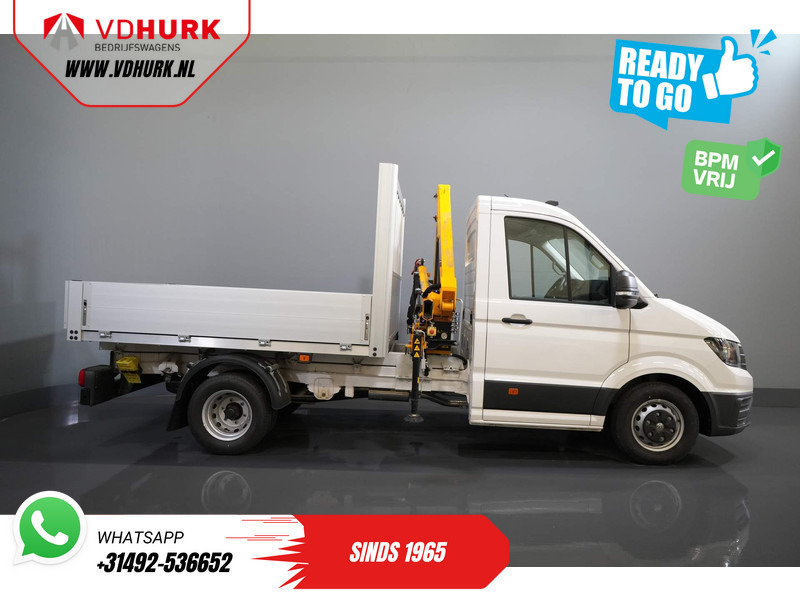 Utilitaire plateau Volkswagen Crafter 50 165 pk Effer 352S Kraan/ Crane/ Kran/ Autokran/ PTO/ Open laadbak/ Dubbel Lucht: photos 10