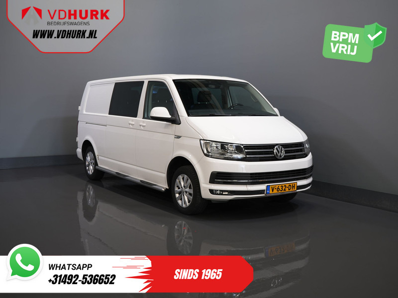 Volkswagen Transporter T6 2.0 TDI 150 pk DSG Aut. L2 Highline E6 DC Dubbel Cabine BPM VRIJ! Carplay/ Alarm/ Leder/ Cruise/ PDC/ Sidebars/ Trekhaak/ LMV - Fourgonnette, Utilitaire double cabine: photos 1 Volkswagen Transporter T6 2.0 TDI 150 pk DSG Aut. L2 Highline E6 DC Dubbel Cabine BPM VRIJ! Carplay/ Alarm/ Leder/ Cruise/ PDC/ Sidebars/ Trekhaak/ LMV - Fourgonnette, Utilitaire double cabine: photos 1