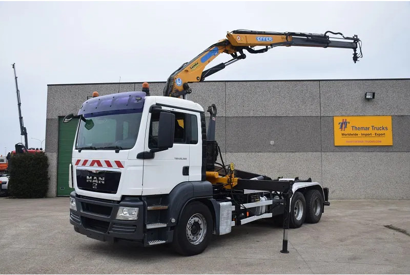 MAN TGS 26.360 - Camion ampliroll, Camion grue: photos 2 MAN TGS 26.360 - Camion ampliroll, Camion grue: photos 2