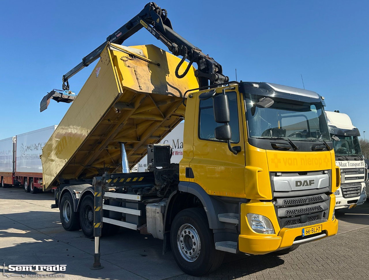 DAF CF 410 FAT 6X4 188.000 KM Palfinger 17 TON/Meter Kraan 2 Zijdige Ruizeveld K - Camion grue: photos 5 DAF CF 410 FAT 6X4 188.000 KM Palfinger 17 TON/Meter Kraan 2 Zijdige Ruizeveld K - Camion grue: photos 5