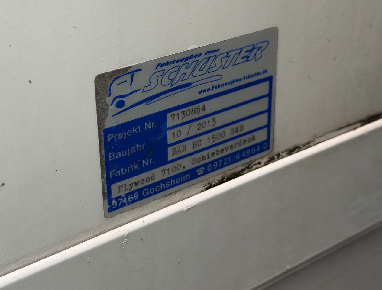 Camion fourgon DAF LF 55.250 Euro 5 Schuster BOX 720x250x280 CM Inside Airco Tail Lift: photos 23