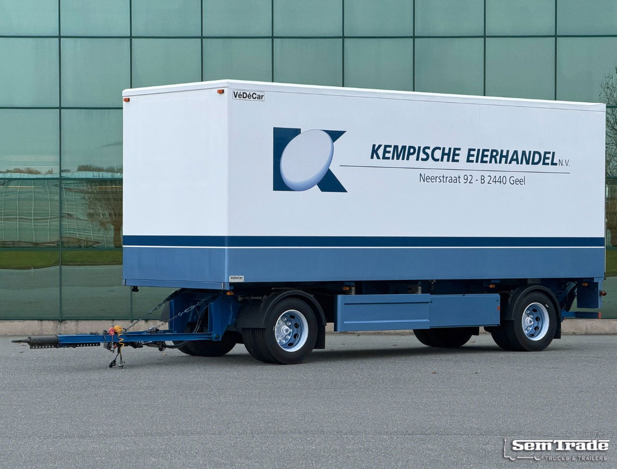 Groenewegen DRA-10-10-2 VéDéCar Isolated BOX BPW Axles Disc Brakes Tail Lift NEW Condition - Remorque fourgon: photos 1 Groenewegen DRA-10-10-2 VéDéCar Isolated BOX BPW Axles Disc Brakes Tail Lift NEW Condition - Remorque fourgon: photos 1