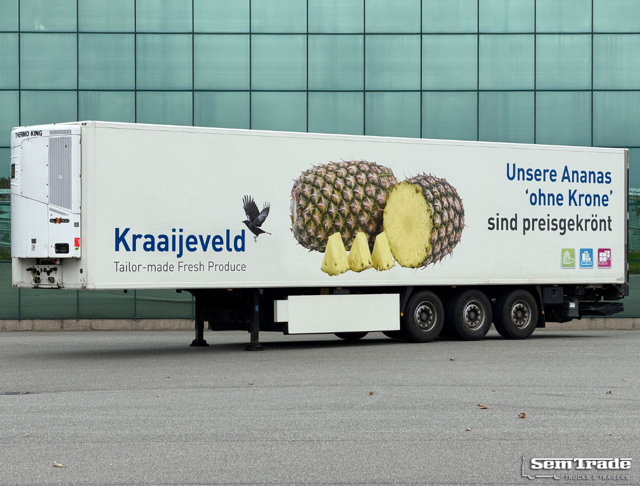 Semi-remorque frigorifique Krone SD Thermo King SLX 300 Tail Lift 2x Lift Axle TOP Condtion Holland-Trailer: photos 1