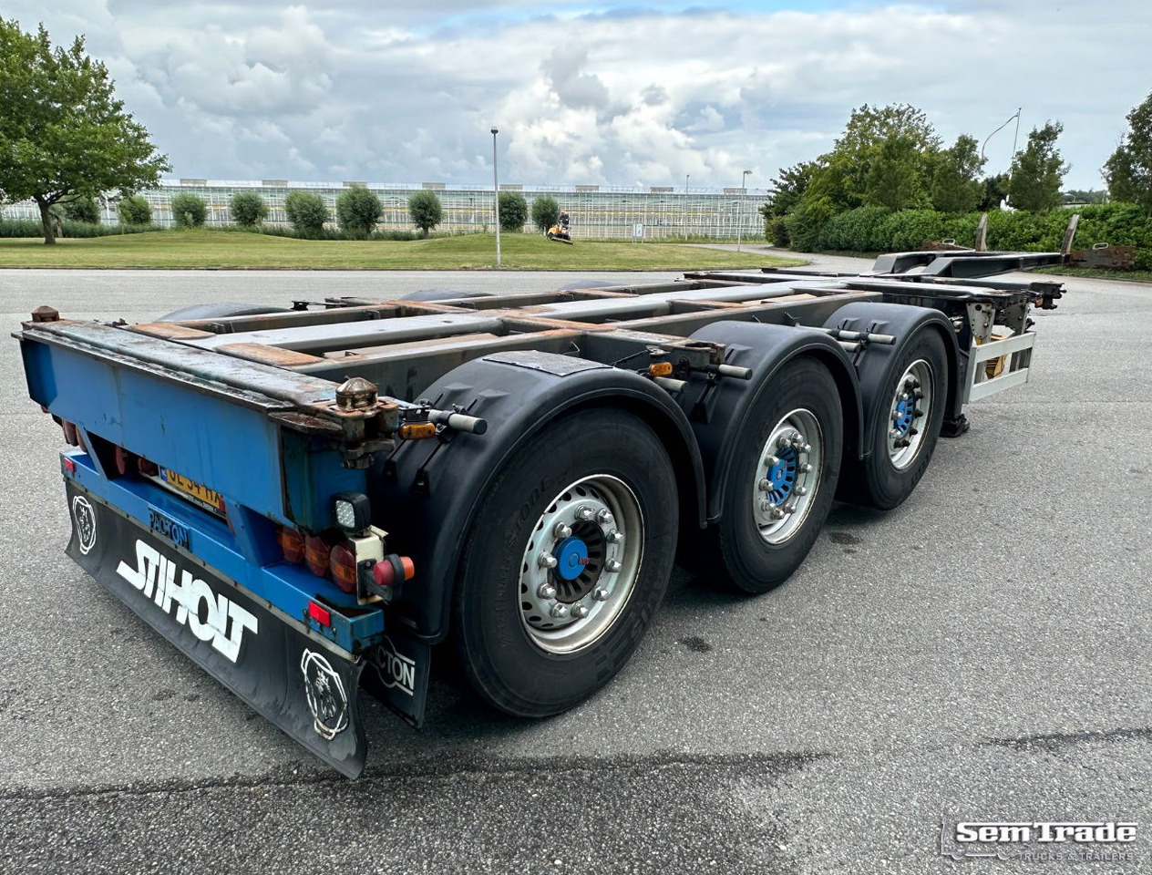 Pacton TXC.343.KB Front+Middle+Back Slider Lift Axle Steering Axle NL-Trailer - Semi-remorque porte-conteneur/ Caisse mobile: photos 5 Pacton TXC.343.KB Front+Middle+Back Slider Lift Axle Steering Axle NL-Trailer - Semi-remorque porte-conteneur/ Caisse mobile: photos 5