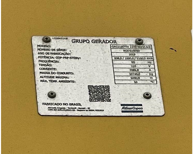 Atlas-Copco QAC 1100 TWIN-POWER - Groupe électrogène: photos 1 Atlas-Copco QAC 1100 TWIN-POWER - Groupe électrogène: photos 1