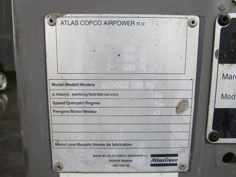 Compresseur d'air Atlas-Copco XATS 456 CD - N: photos 15