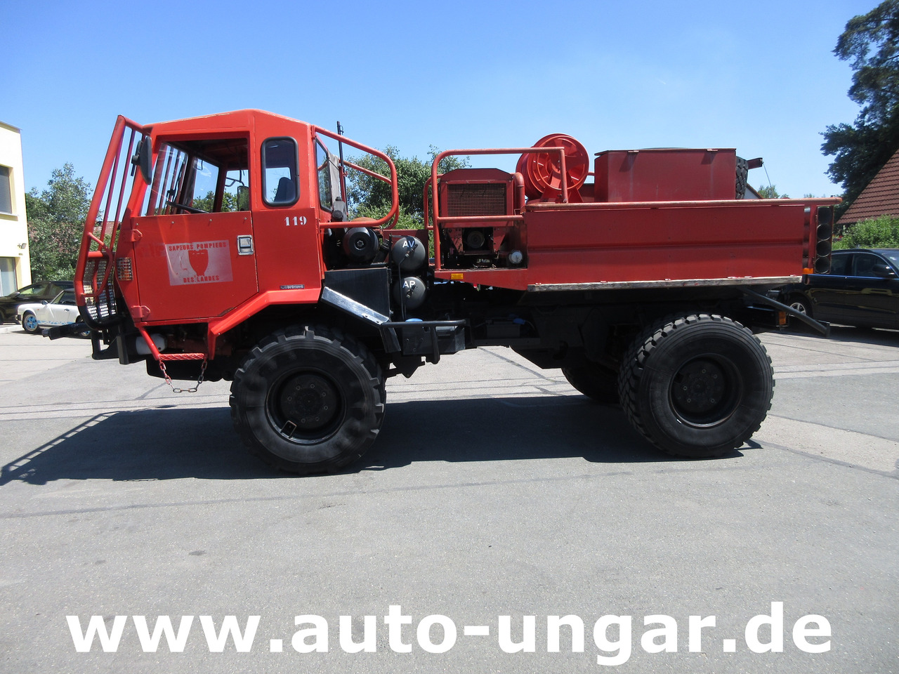 BRIMONT PM ETR Feuerwehr 4x4x4 AHK verwindbarer Rahmen Off-Road Winde Kriechgang - Camion de pompier: photos 4 BRIMONT PM ETR Feuerwehr 4x4x4 AHK verwindbarer Rahmen Off-Road Winde Kriechgang - Camion de pompier: photos 4