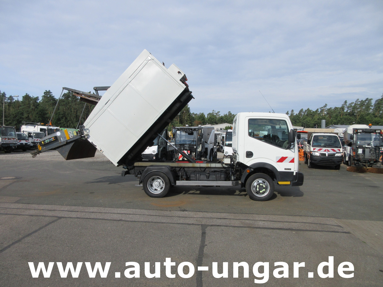 Benne à ordures ménagères Nissan Cabstar 35.14 Mecagil Lebon Müllwagen BOM Garbage Truck 3.500kg: photos 14