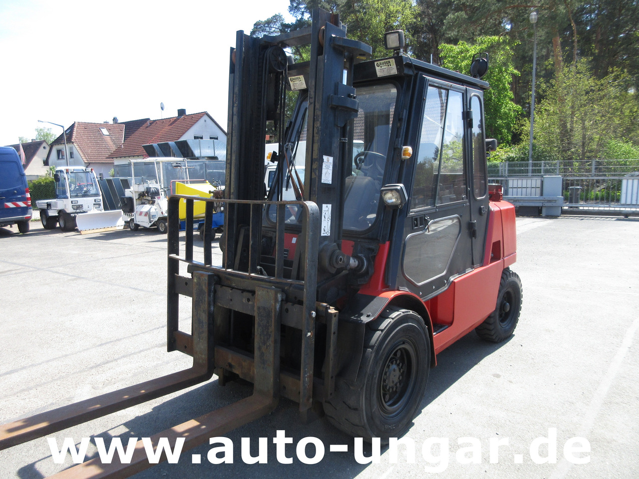 Chariot élévateur diesel Nissan F04D 400 Diesel Gabelstapler 4.000kg Motorschaden Bj. 2002: photos 8