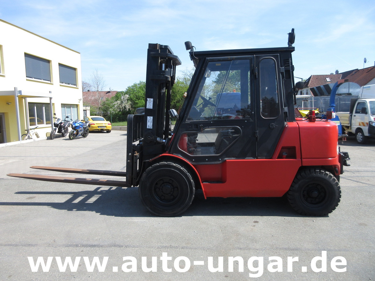 Chariot élévateur diesel Nissan F04D 400 Diesel Gabelstapler 4.000kg Motorschaden Bj. 2002: photos 6
