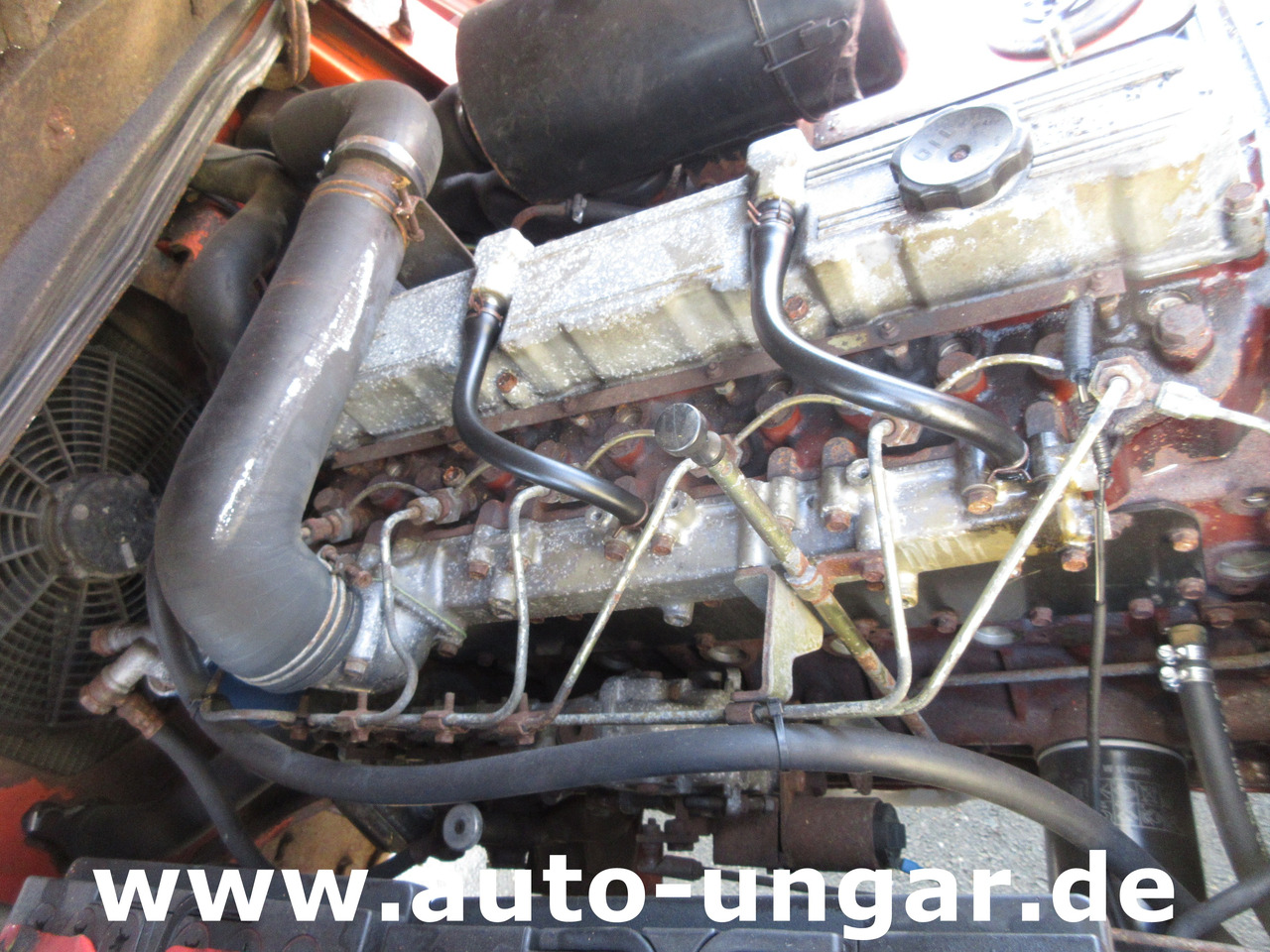 Chariot élévateur diesel Nissan F04D 400 Diesel Gabelstapler 4.000kg Motorschaden Bj. 2002: photos 17