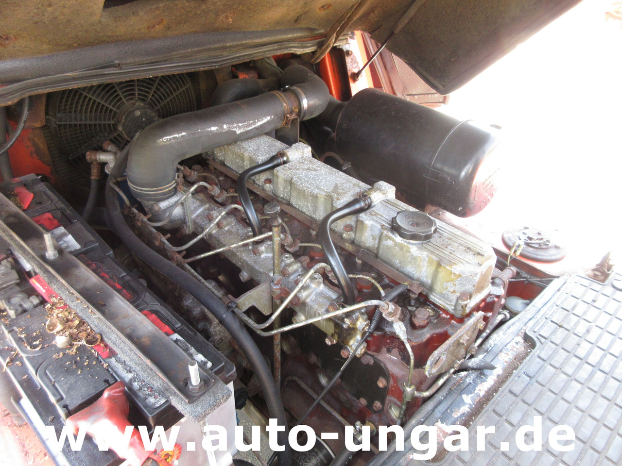 Chariot élévateur diesel Nissan F04D 400 Diesel Gabelstapler 4.000kg Motorschaden Bj. 2002: photos 13