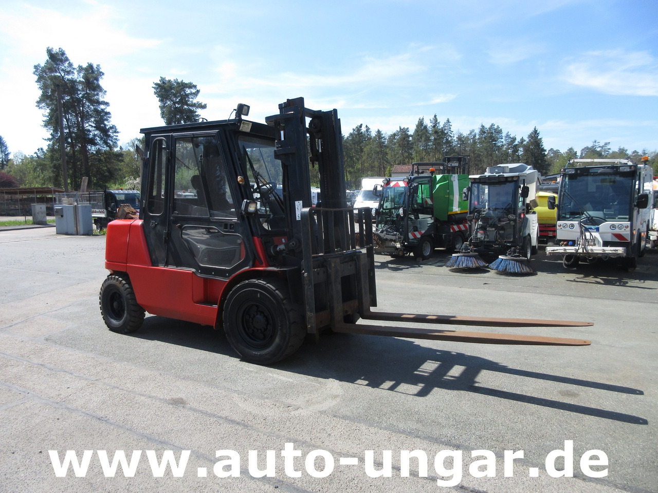 Chariot élévateur diesel Nissan F04D 400 Diesel Gabelstapler 4.000kg Motorschaden Bj. 2002: photos 19