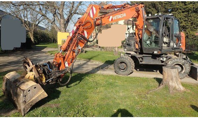Pelle sur pneus Hitachi Zaxis 140W-5B: photos 18