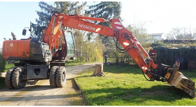 Pelle sur pneus Hitachi Zaxis 140W-5B: photos 8