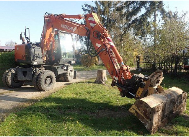 Pelle sur pneus Hitachi Zaxis 140W-5B: photos 19