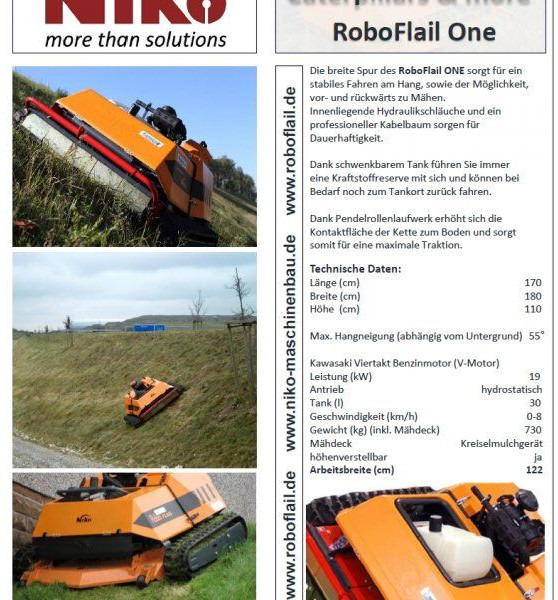 KommTek/NIKO - RoboFlail ONE (700kg/122cm profi) - Motofaucheuse: photos 4 KommTek/NIKO - RoboFlail ONE (700kg/122cm profi) - Motofaucheuse: photos 4