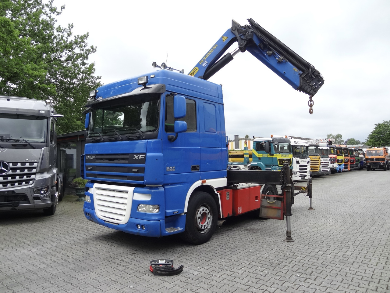 Daf XF105 460 6X2 Palfinger PK 34002 - Camion grue, Tracteur routier: photos 1 Daf XF105 460 6X2 Palfinger PK 34002 - Camion grue, Tracteur routier: photos 1