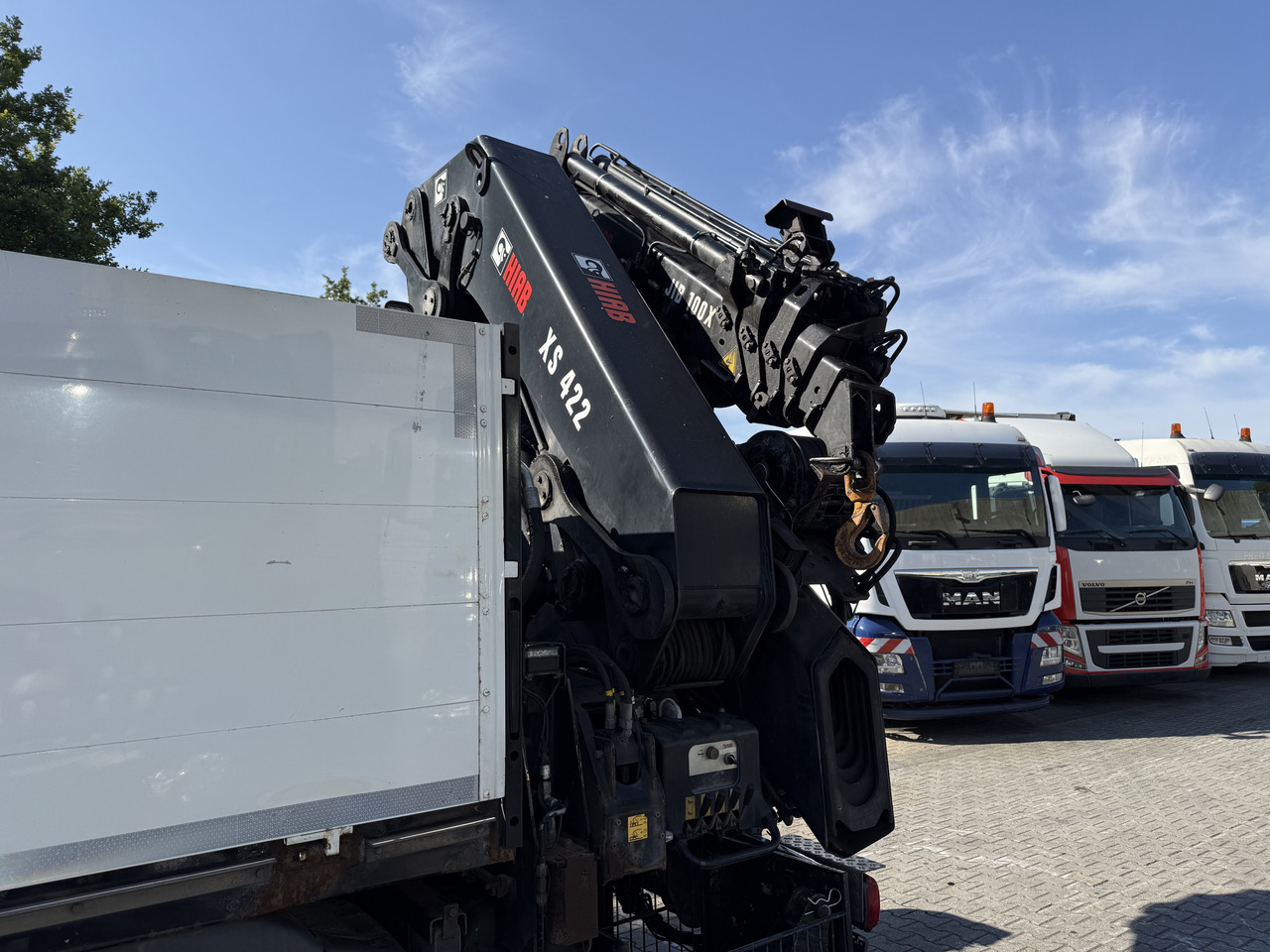 MAN TGX 26.480 6X2 Hiab 422 + Jib + Winde - Camion plateau, Camion grue: photos 3 MAN TGX 26.480 6X2 Hiab 422 + Jib + Winde - Camion plateau, Camion grue: photos 3