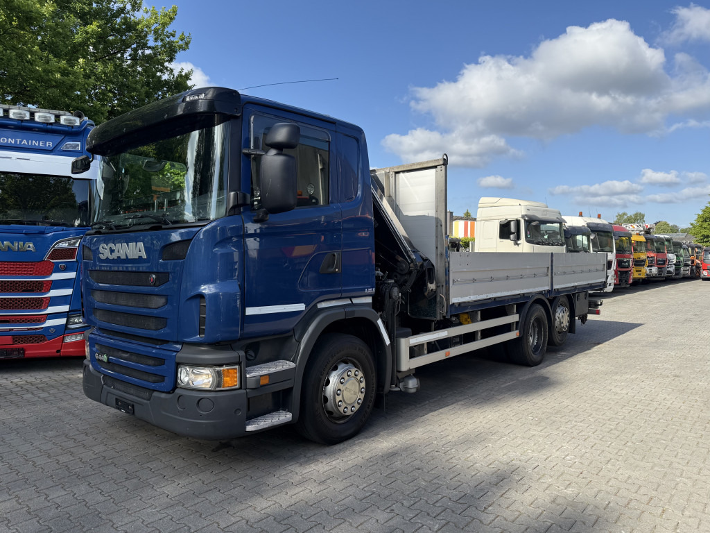 Scania G440 6X2*4 HIAB 166 bis 16.50 Meter - Camion plateau, Camion grue: photos 1 Scania G440 6X2*4 HIAB 166 bis 16.50 Meter - Camion plateau, Camion grue: photos 1