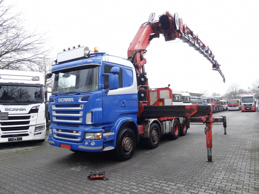 Scania R480 8X4 Kran Effer 1550 bis 40 Meter - Tracteur routier: photos 1 Scania R480 8X4 Kran Effer 1550 bis 40 Meter - Tracteur routier: photos 1