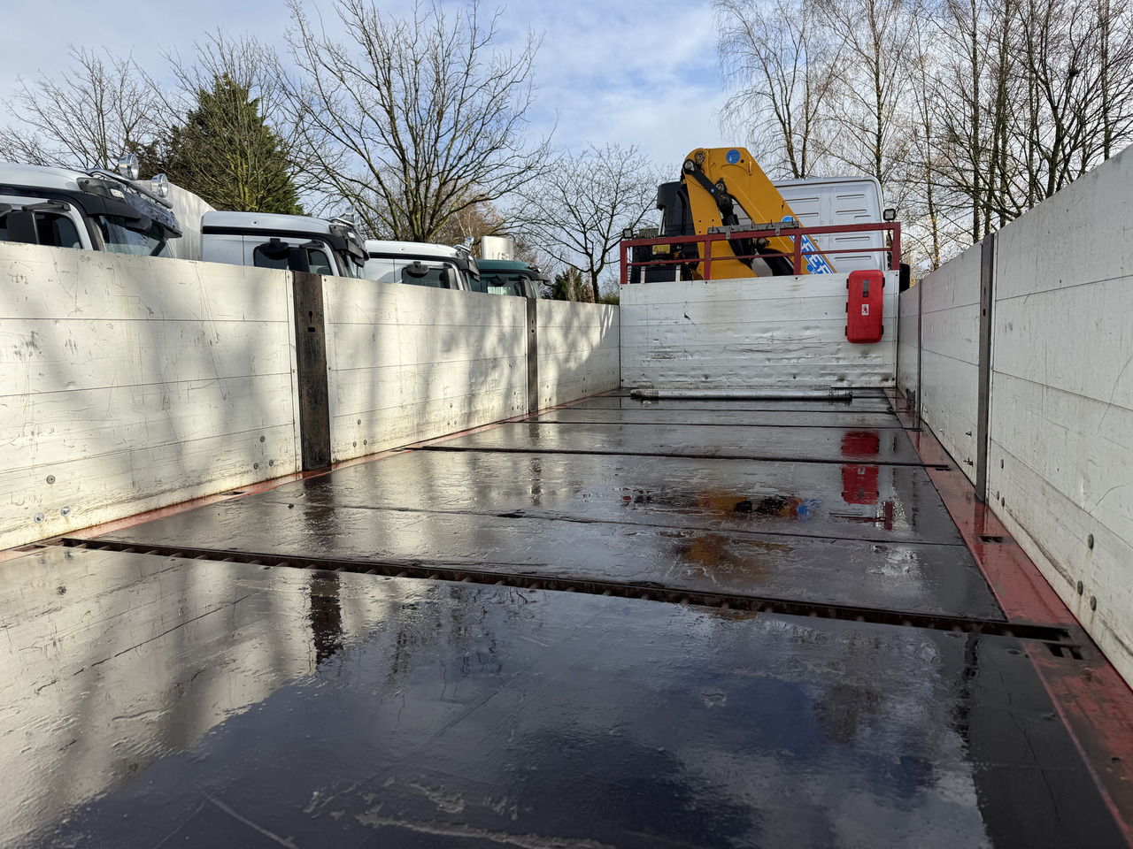 Camion plateau, Camion grue Volvo FM330 Kran Effer 165 bis 20 Meter: photos 15