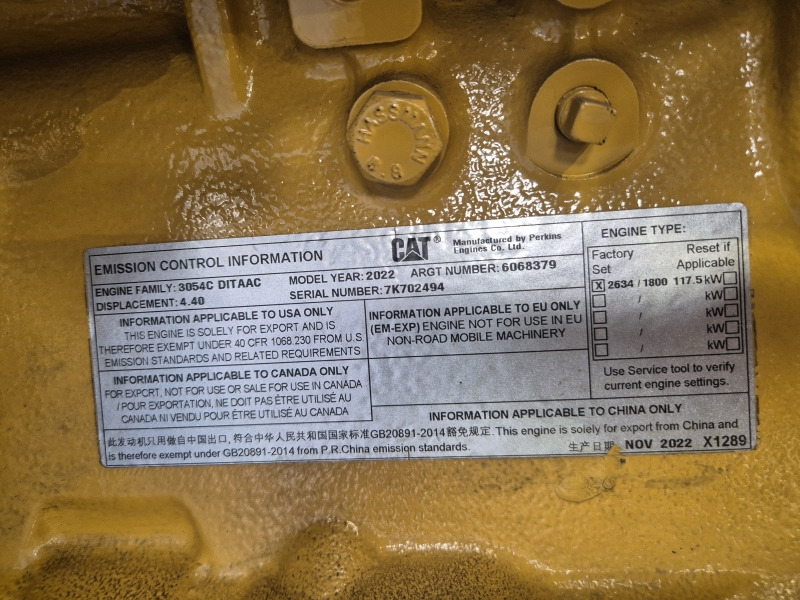 Moteur pour Matériel industriel neuf Caterpillar 3054C DITAAC Engine+Radiator: photos 11