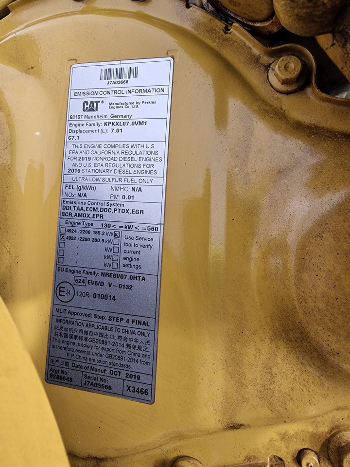 Caterpillar C7.1 950M Wheel Loader Engine (Plant) - Moteur pour Engins de chantier: photos 3 Caterpillar C7.1 950M Wheel Loader Engine (Plant) - Moteur pour Engins de chantier: photos 3