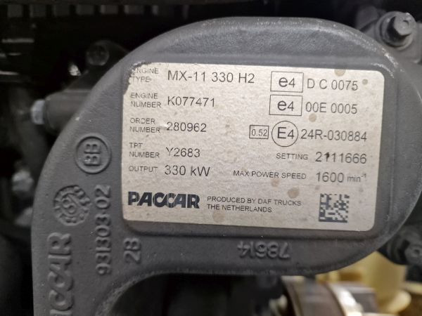DAF MX-11 330 H2 Engine (Truck) - Moteur pour Camion: photos 2 DAF MX-11 330 H2 Engine (Truck) - Moteur pour Camion: photos 2