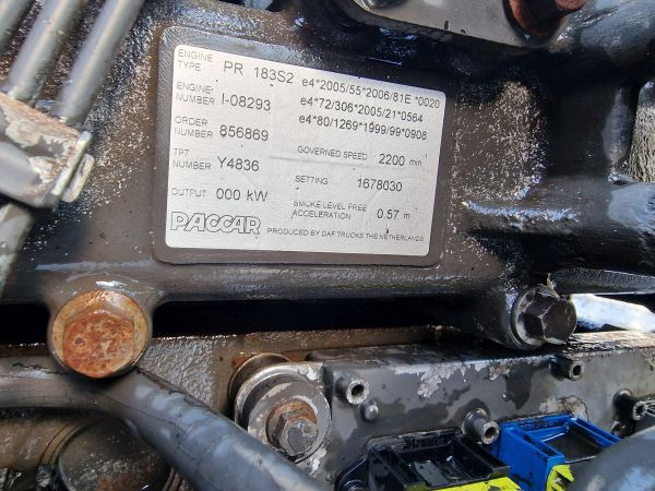 DAF PR183 S2 Engine (Truck) - Moteur pour Camion: photos 2 DAF PR183 S2 Engine (Truck) - Moteur pour Camion: photos 2