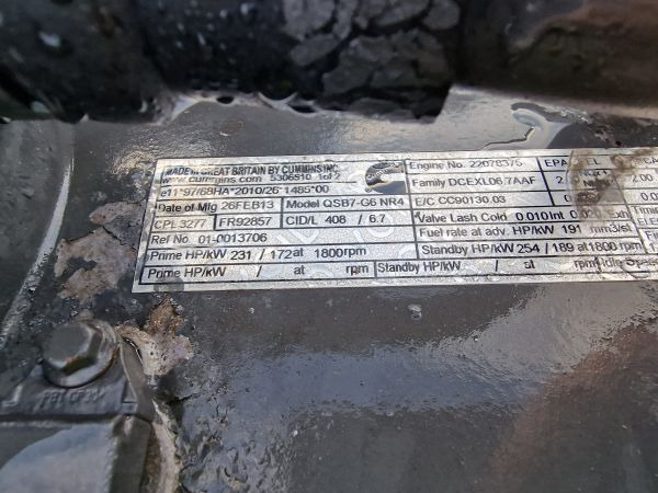 DAF QSB7-G6 NR4 CPL3277 Engine (Industrial) - Moteur pour Matériel industriel: photos 2 DAF QSB7-G6 NR4 CPL3277 Engine (Industrial) - Moteur pour Matériel industriel: photos 2