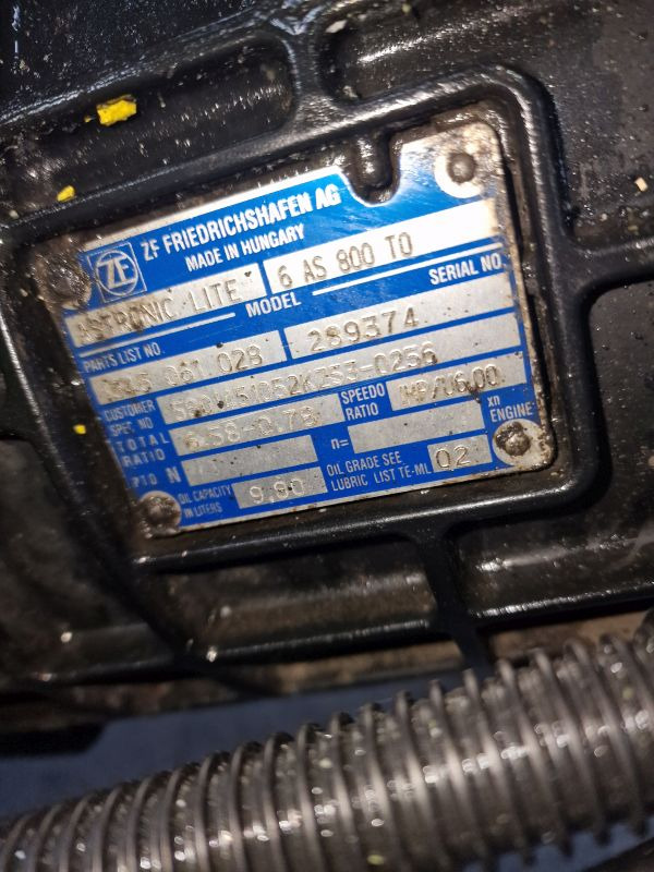 ZF 6AS800TO Gearbox - Boîte de vitesse: photos 2 ZF 6AS800TO Gearbox - Boîte de vitesse: photos 2