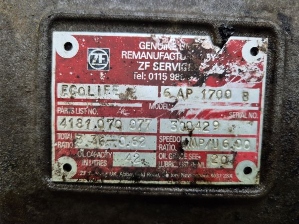 ZF Ecolife 6AP1700B Gearbox - Boîte de vitesse: photos 2 ZF Ecolife 6AP1700B Gearbox - Boîte de vitesse: photos 2