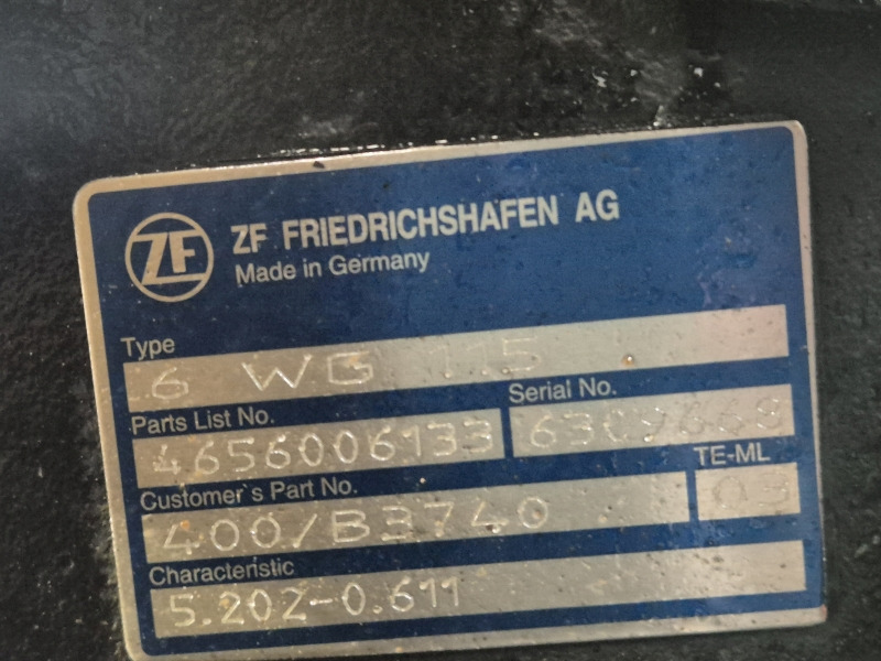 ZF Industrial JCB 6WG115 400/B3740 Gearbox New (Plant) - Boîte de vitesse pour Engins de chantier: photos 2 ZF Industrial JCB 6WG115 400/B3740 Gearbox New (Plant) - Boîte de vitesse pour Engins de chantier: photos 2