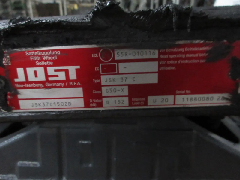Jost 1353631JSK 37 C // G50-X D 152 1353631 KOPPELSCHOTEL SCANIA S 450 EURO 6 NGS - Sellette d'attelage pour Camion: photos 3 Jost 1353631JSK 37 C // G50-X D 152 1353631 KOPPELSCHOTEL SCANIA S 450 EURO 6 NGS - Sellette d'attelage pour Camion: photos 3