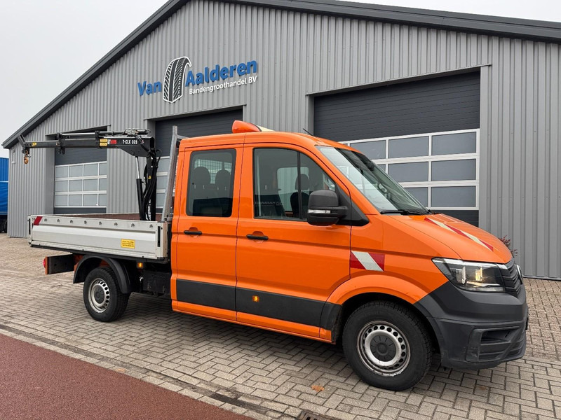 Volkswagen Crafter, DOKA, 7-Personen, HIAB T-CLX 009-2, Kraan/Kran/Grua, Pritsche - Utilitaire plateau, Utilitaire double cabine: photos 1 Volkswagen Crafter, DOKA, 7-Personen, HIAB T-CLX 009-2, Kraan/Kran/Grua, Pritsche - Utilitaire plateau, Utilitaire double cabine: photos 1